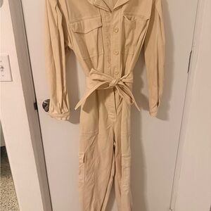 Banana Republic Beige Jumpsuit